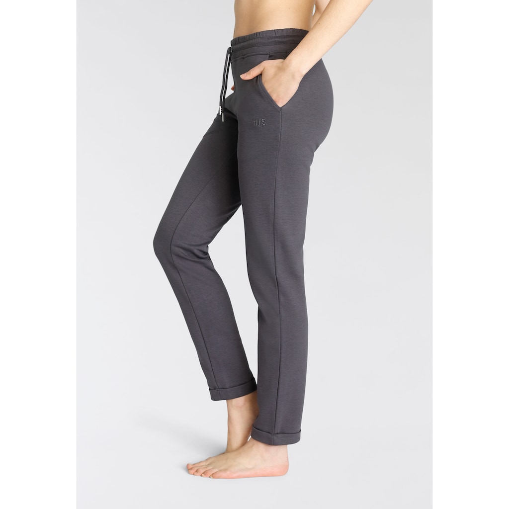 H.I.S Sweathose, Schlupfhose mit kleinem Aufschlag am Saum, Loungewear