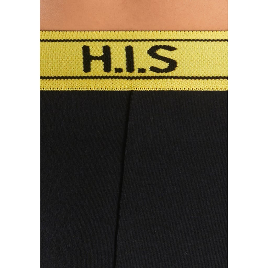 H.I.S Boxer »Boxershorts für Herren«, (Packung, 5 St.), mit Steifen und Logo im Bund