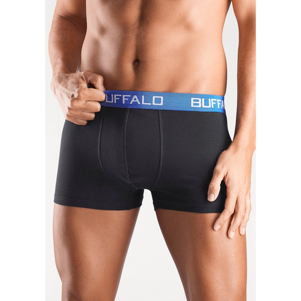 Buffalo Boxer »Boxershorts für Herren«, (Packung, 4 St.), aus Baumwoll-Mix
