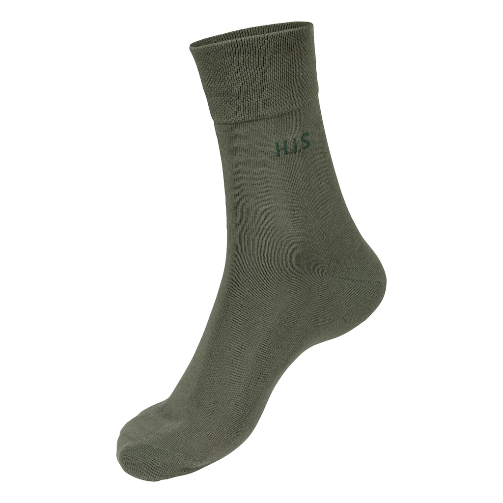 H.I.S Socken, (Packung, 12 Paar), ohne einschneidendes Gummi