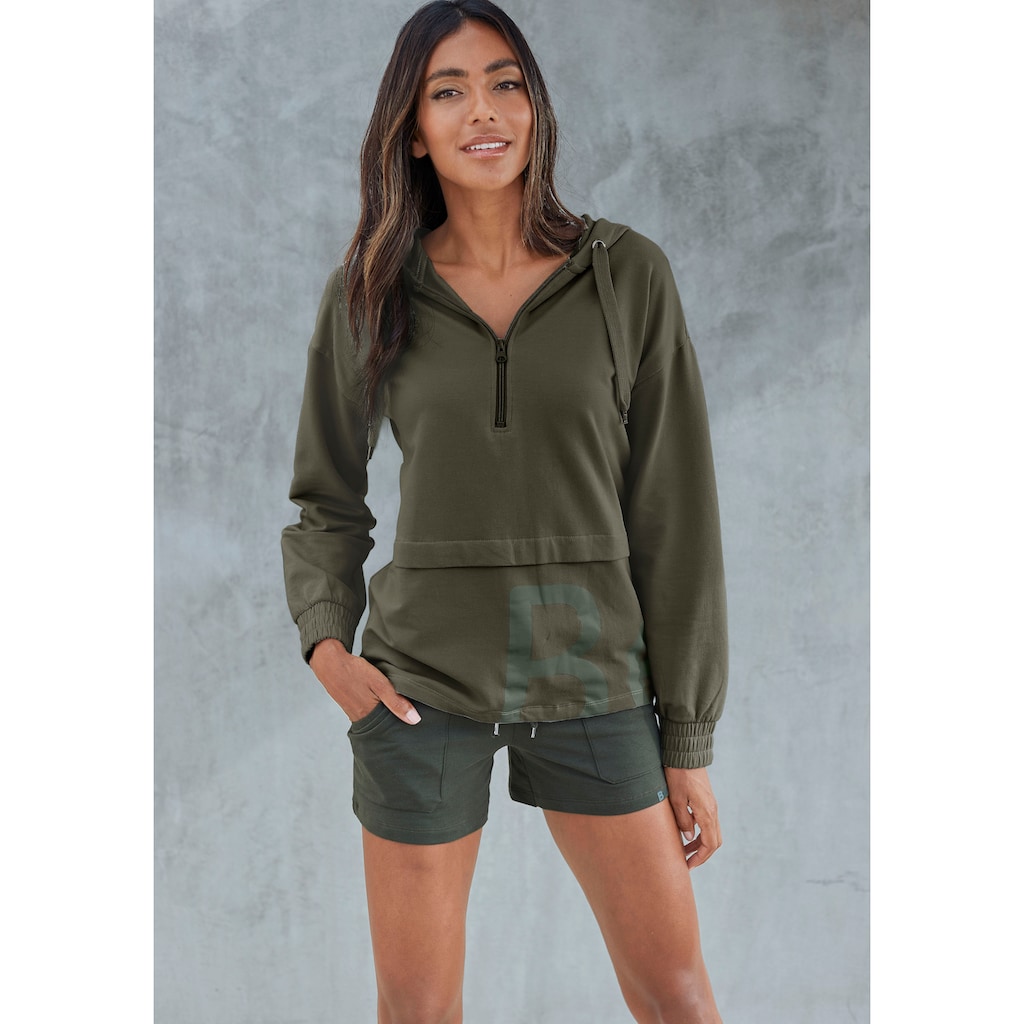 Bench. Loungewear Hoodie, mit Reissverschluss, Loungewear, Loungeanzug