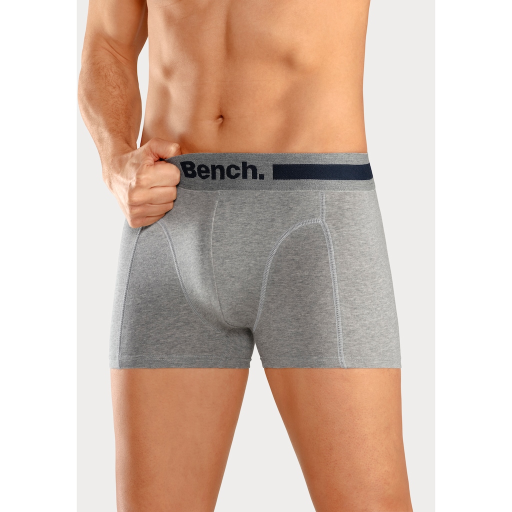 Bench. Boxer »Boxershorts für Herren«, (Packung, 4 St.), Unterhosen mit Overlock-Nähten vorn