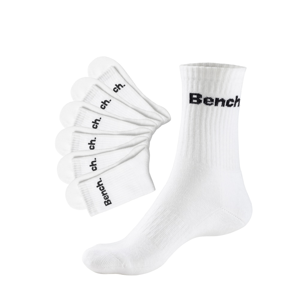 Bench. Tennissocken, (Packung, 6 Paar), mit Fuss Polsterung