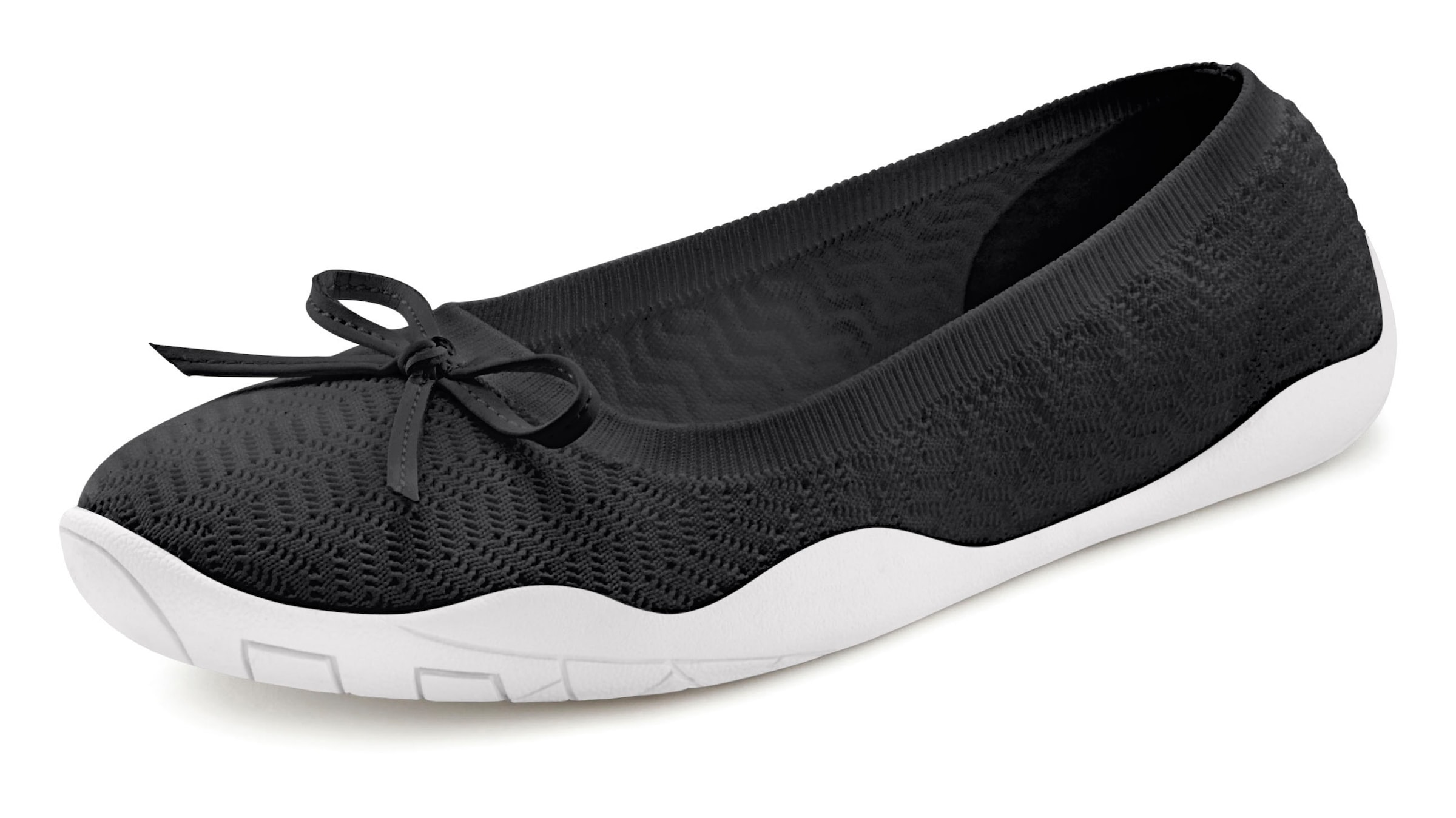 LASCANA Sneaker Ballerinas, Slipper, Halbschuh, Slip-On-Sneaker ultraleicht VEGAN