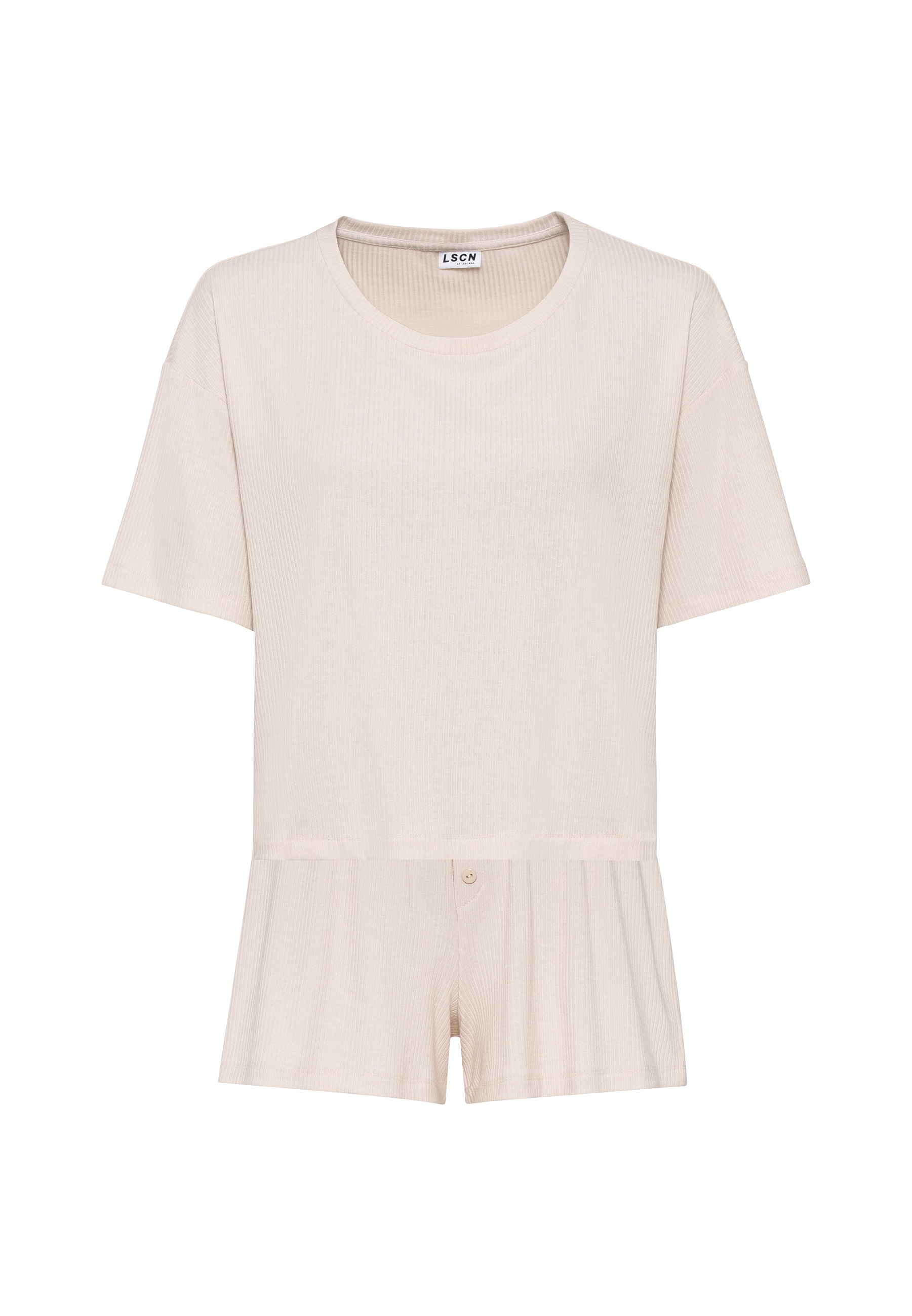 LSCN by LASCANA Shorty, (2 tlg.), mit kleiner Zierknopfleiste