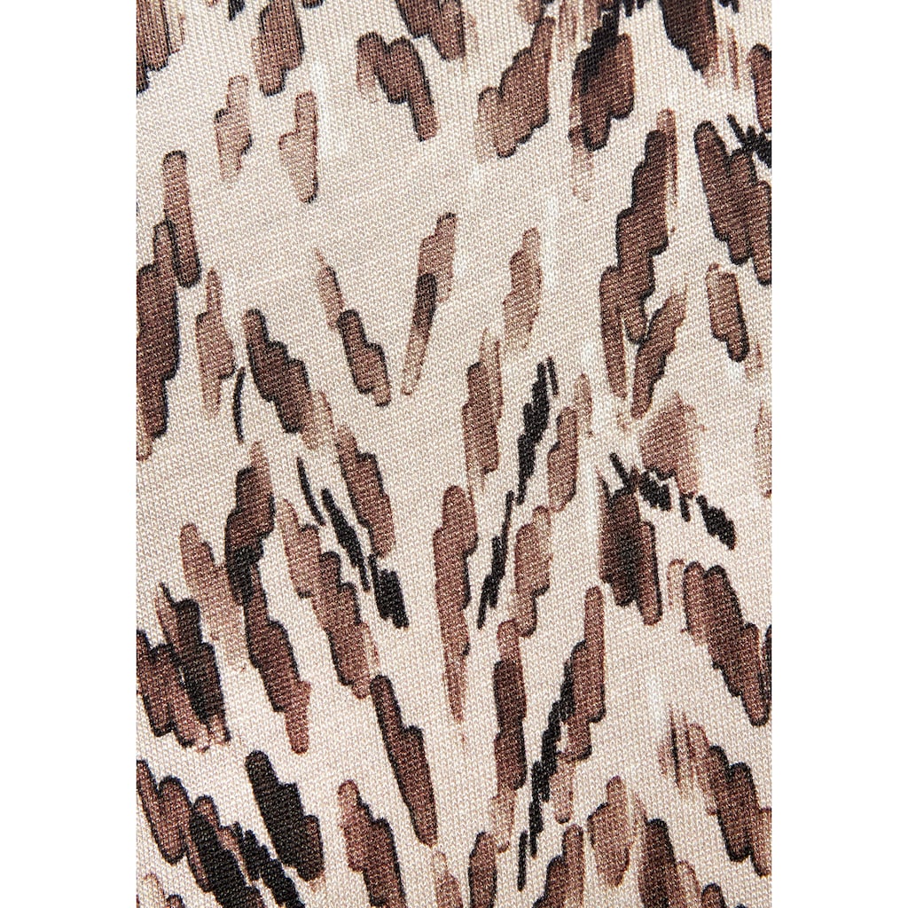 LASCANA Strandkleid, mit Alloverprint, Sommerkleid