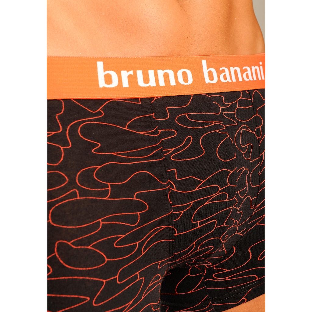 Bruno Banani Boxer »Boxershorts für Herren«, (Packung, 4 St.), mit Kontrast-Webbund