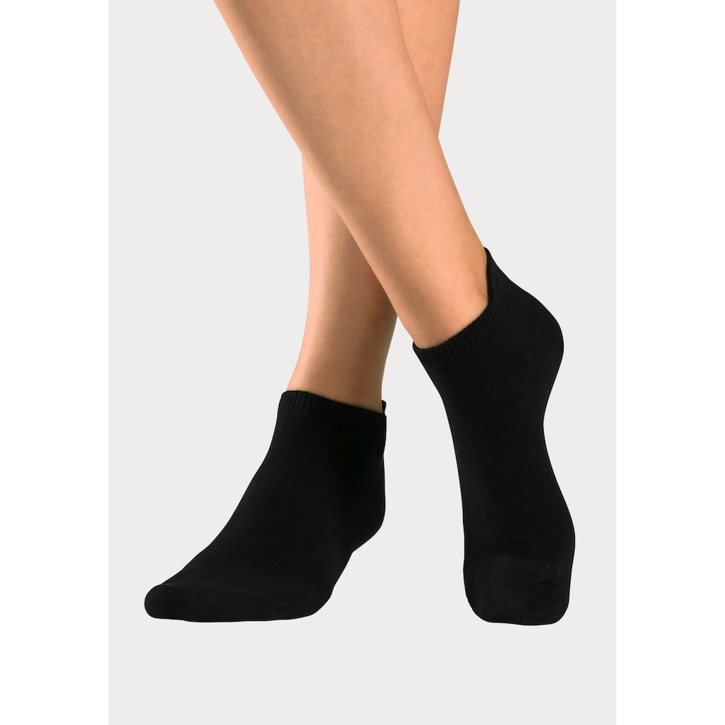 H.I.S Sneakersocken, (Packung, 8 Paar), mit verlängertem Bündchen hinten