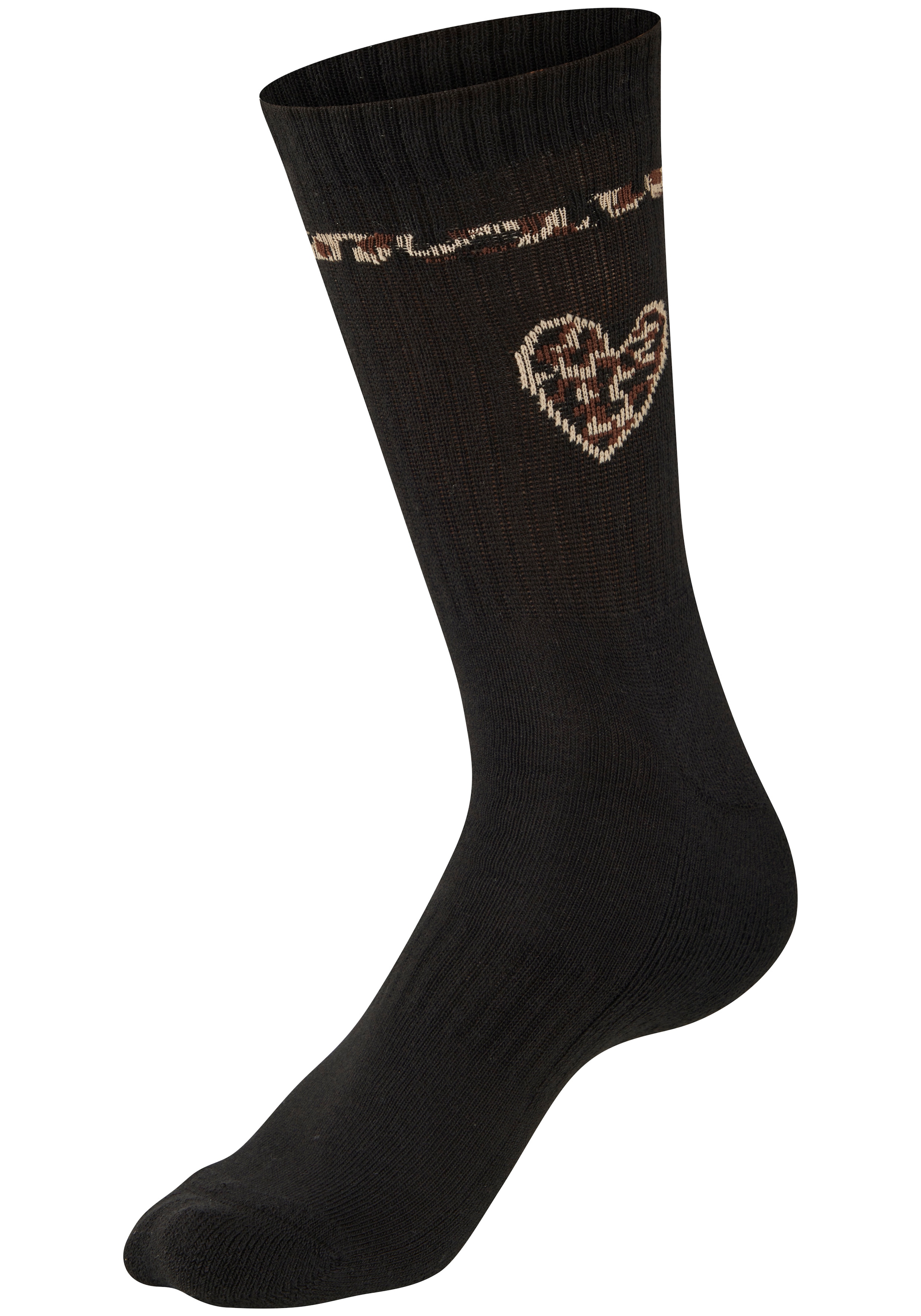 Buffalo Chaussettes de tennis »Damen Fussfrottee Sportsocken; modisch« Paquet, 5 Couple tlg. dans différents motifs animaliers