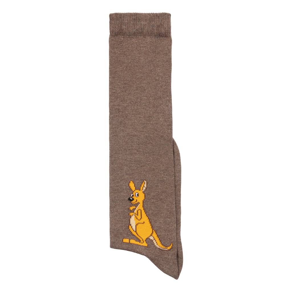 H.I.S Kniestrümpfe, (Packung, 5 Paar), mit eingestricktem Moriv