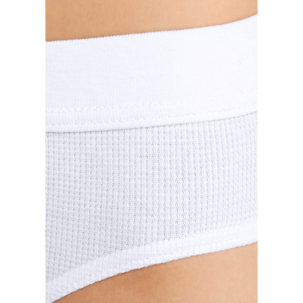 petite fleur Hüftslip, (5er-Pack), aus elastischer Baumwoll-Qualität