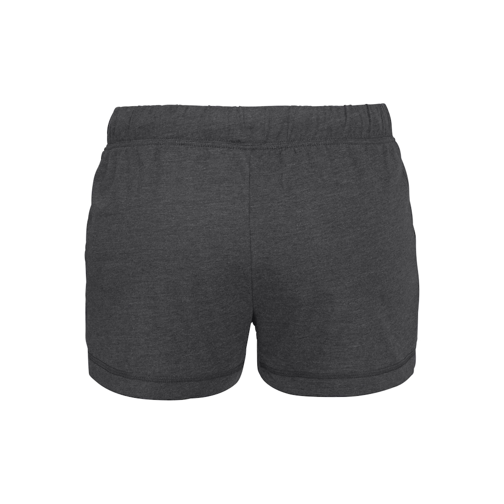 Arizona Shorty, (2 tlg.), meliert mit Rundhalsausschnitt Brusttasche