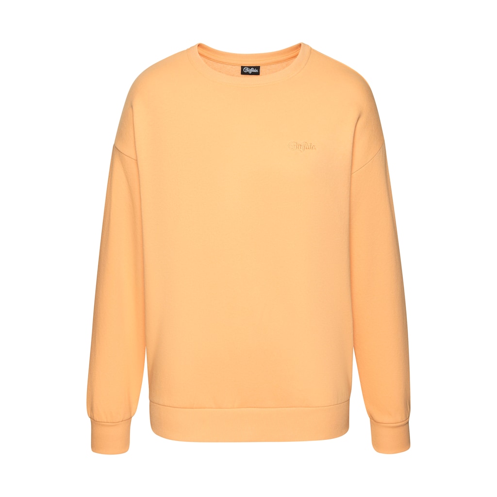 Buffalo Sweater, mit toller Stickerei auf der Rückseite