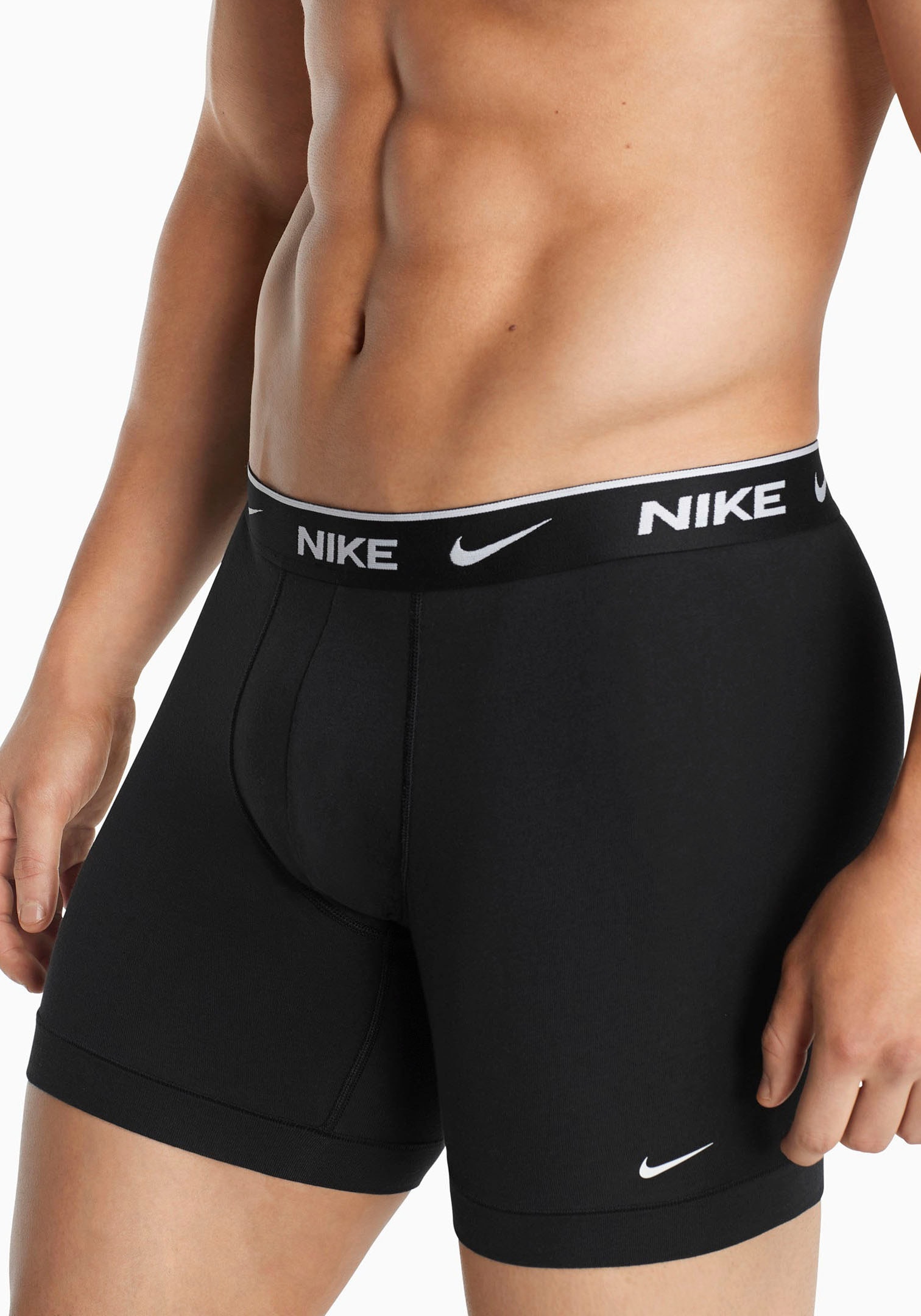 NIKE Underwear Boxer »BOXER BRIEF 3PK« Packung, 3er, 3 cuis mit Logo-Elastikbund
