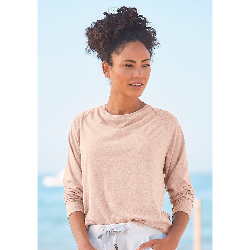 Elbsand Longsleeve »Tira«, mit Logodruck hinten, Langarmshirt, sportlich-casual