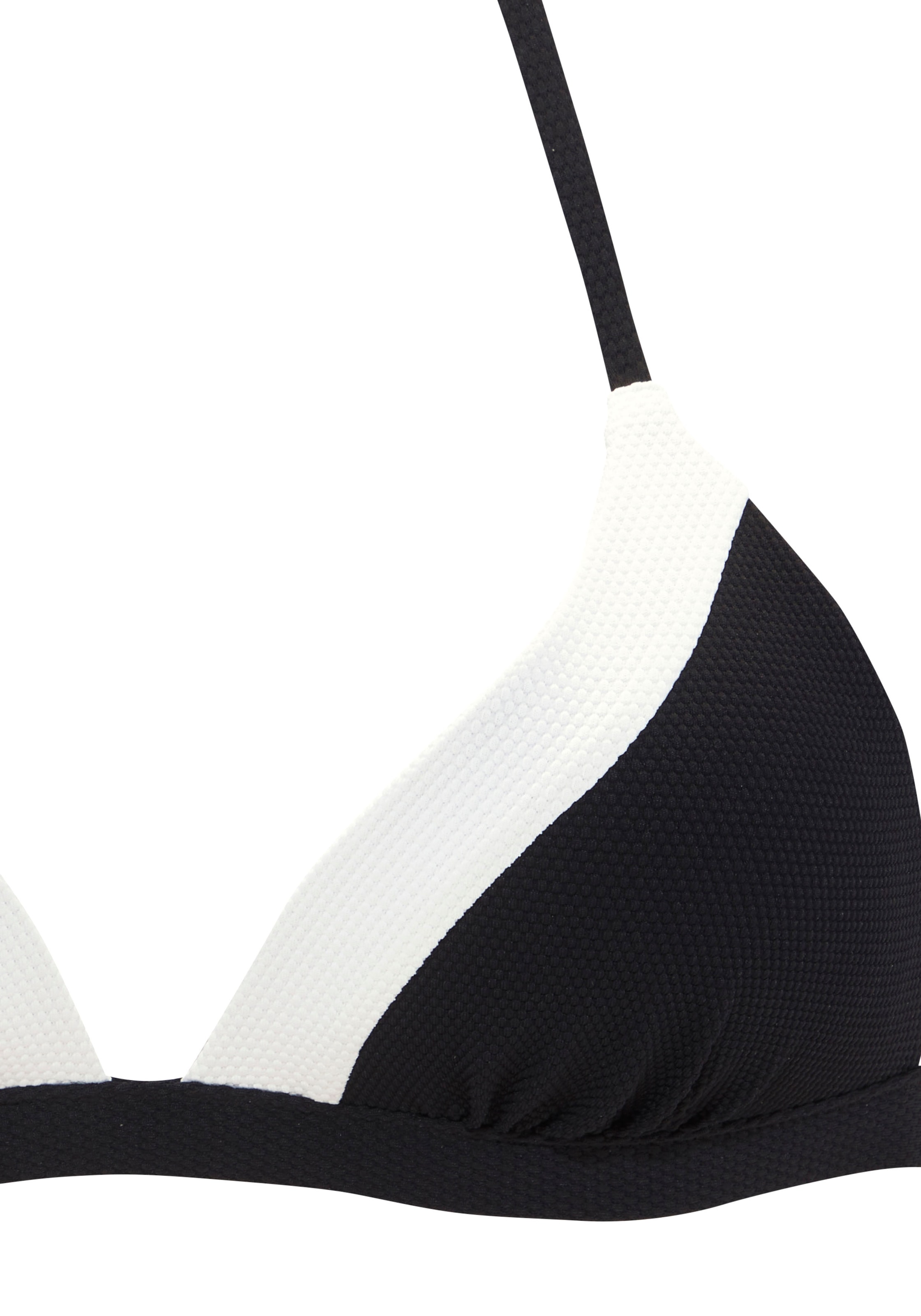 LASCANA Top bikini triangle »Chic« aus eleganter Strukturware