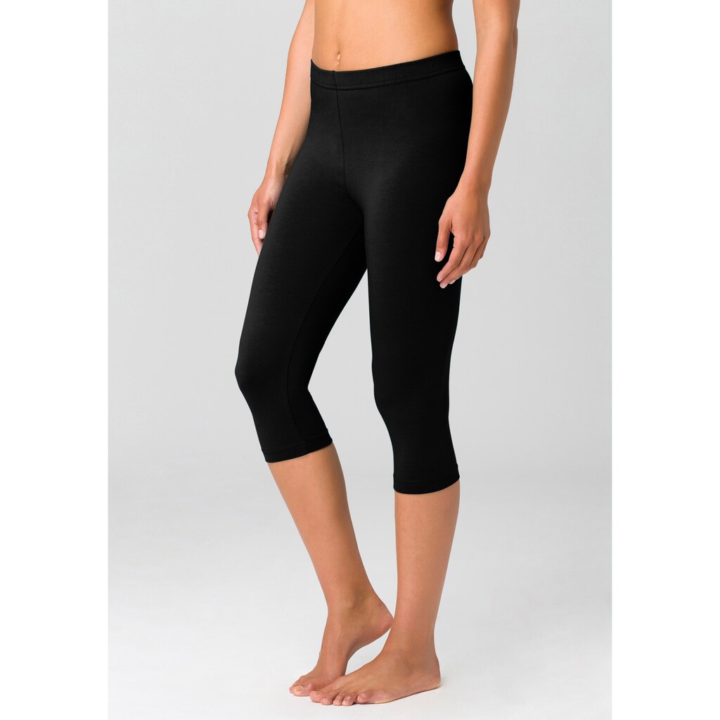 Vivance active Caprileggings, (2er-Pack), mit Gummibund, Loungewear