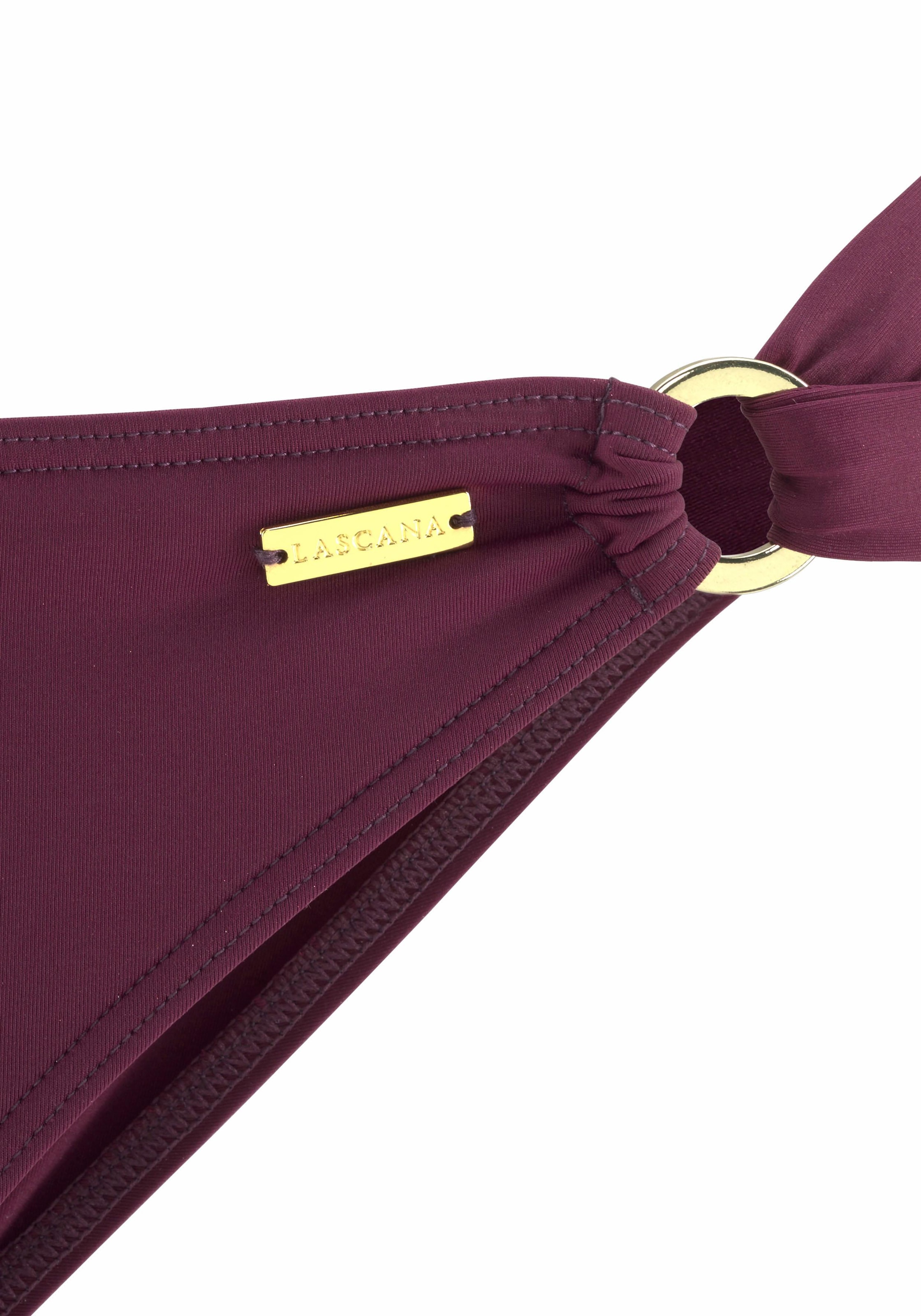 LASCANA Bikini-Hose »Italy«, mit seitlichen Zierringen