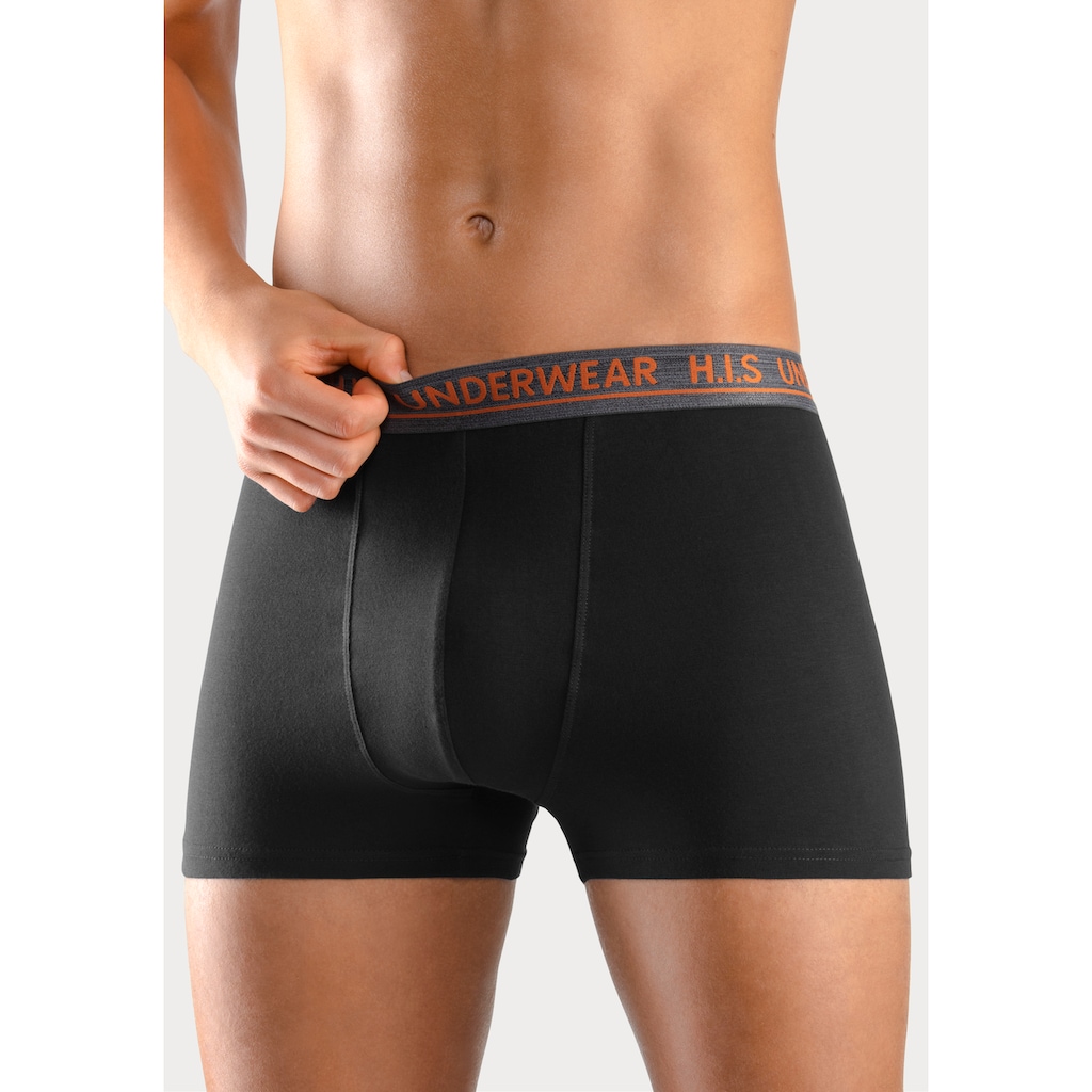 H.I.S Boxer »Boxershorts für Herren«, (Packung, 4 St.), mit bequemem Stretchbündchen