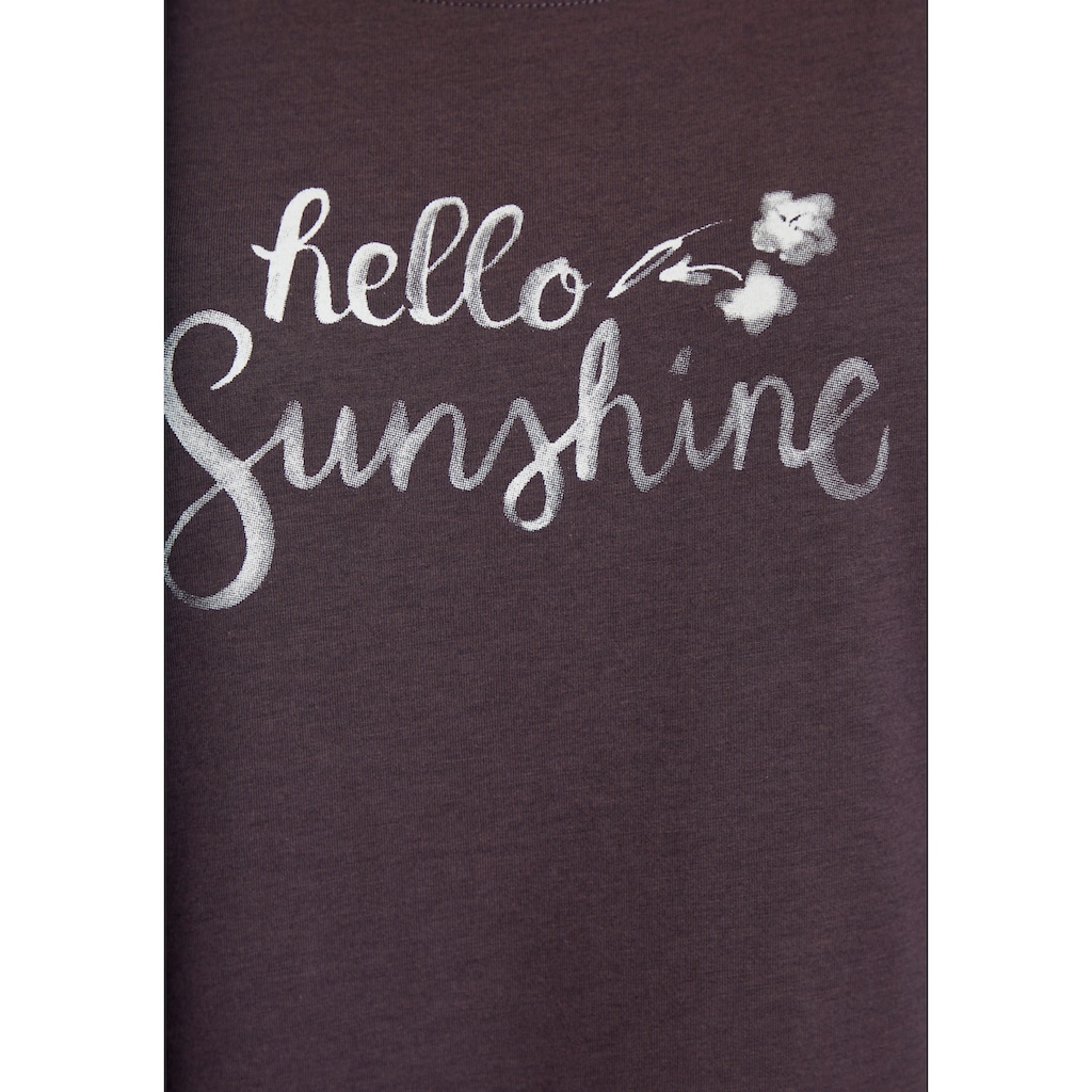 Vivance Dreams Sleepshirt, mit Frontdruck