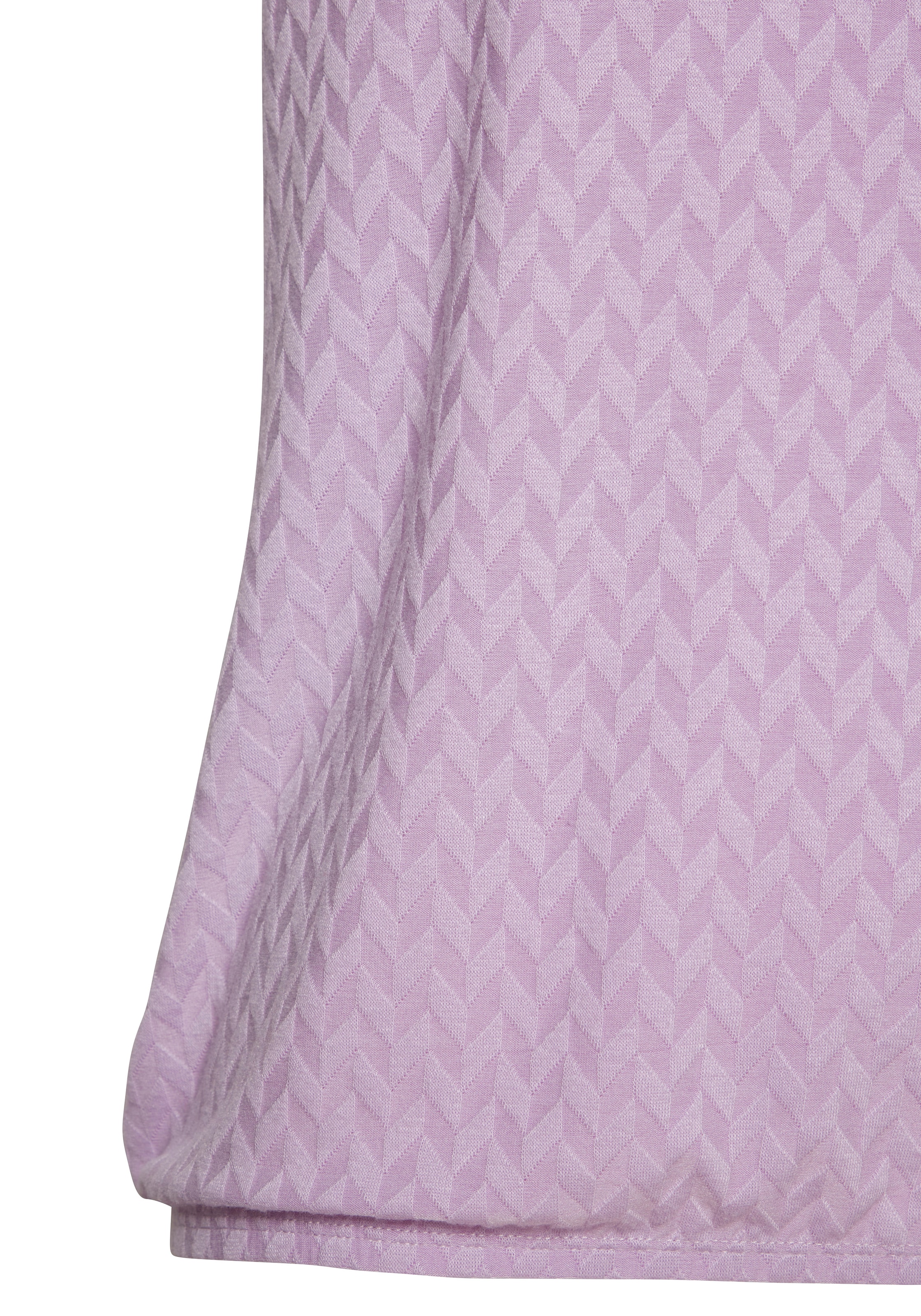 Vivance T-shirt à manches courtes »mit modischem Jacquard-Muster« aus hochwertiger Qualität mit Viskose