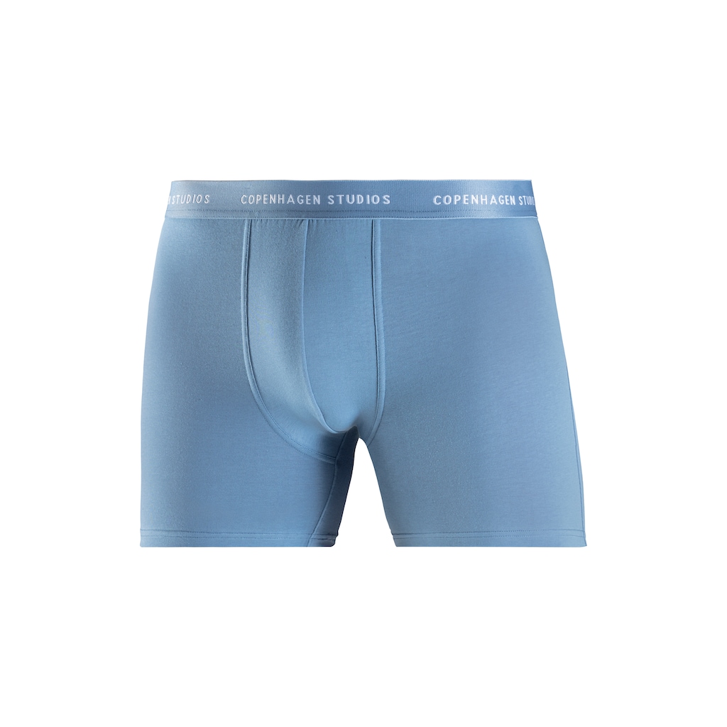 Copenhagen Studios Boxer »Boxershorts für Herren«, (3 St.), mit längerem Bein und Logobund