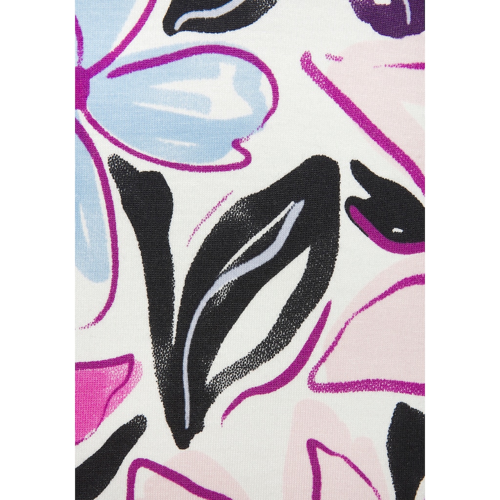 LASCANA Kimono, mit schönem Alloverdruck
