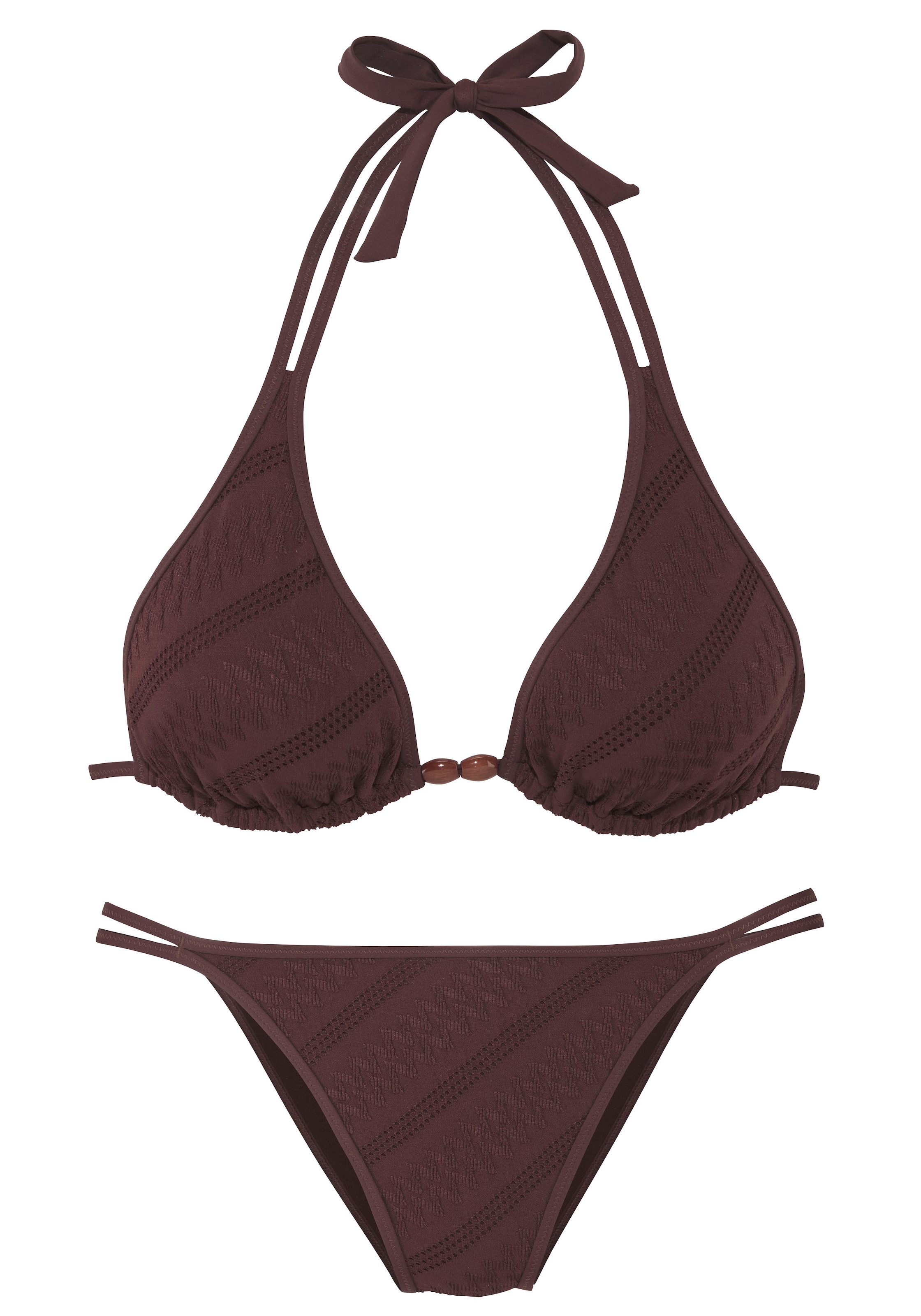 s.Oliver Triangel-Bikini »Naila«, (Set), mit Struktur