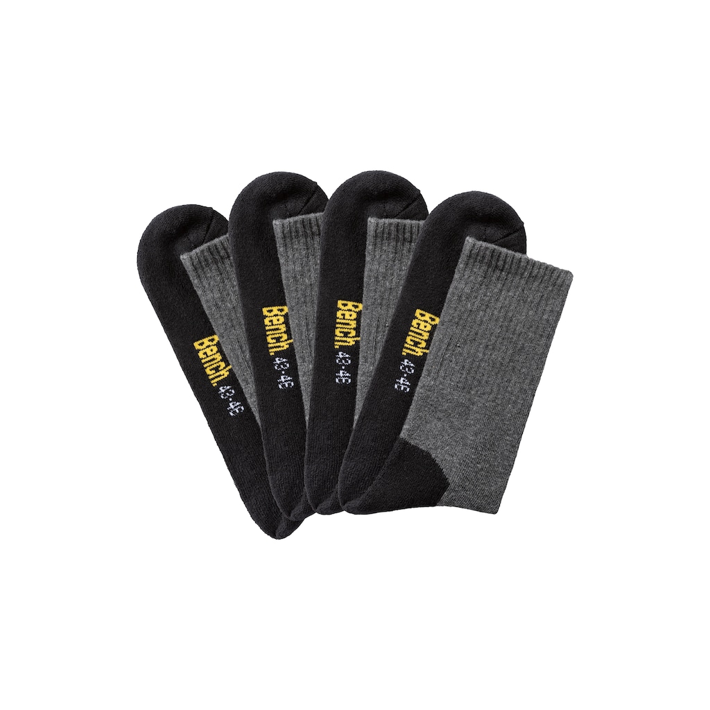 Bench. Tennissocken, (Packung, 4 Paar), mit Fussfrottee