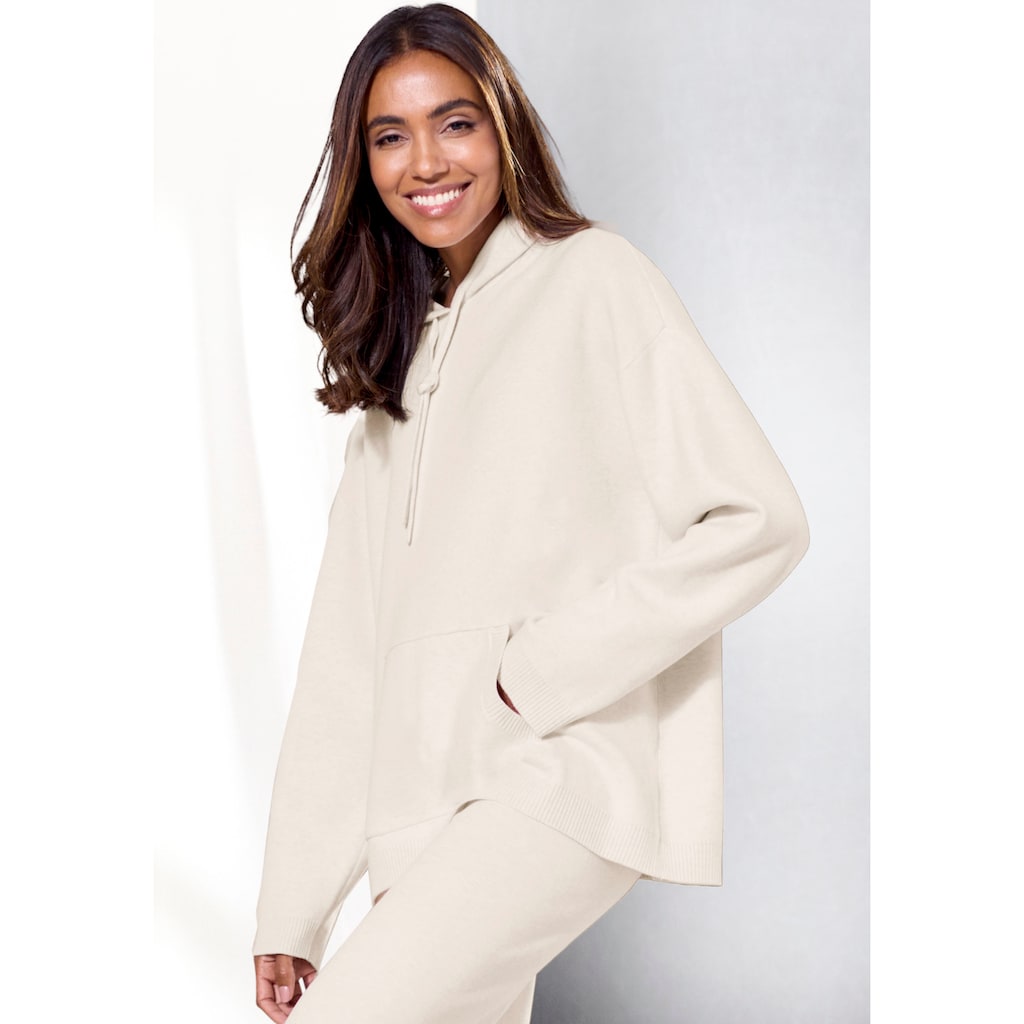 Elbsand Hoodie, aus hochwertigen Strick