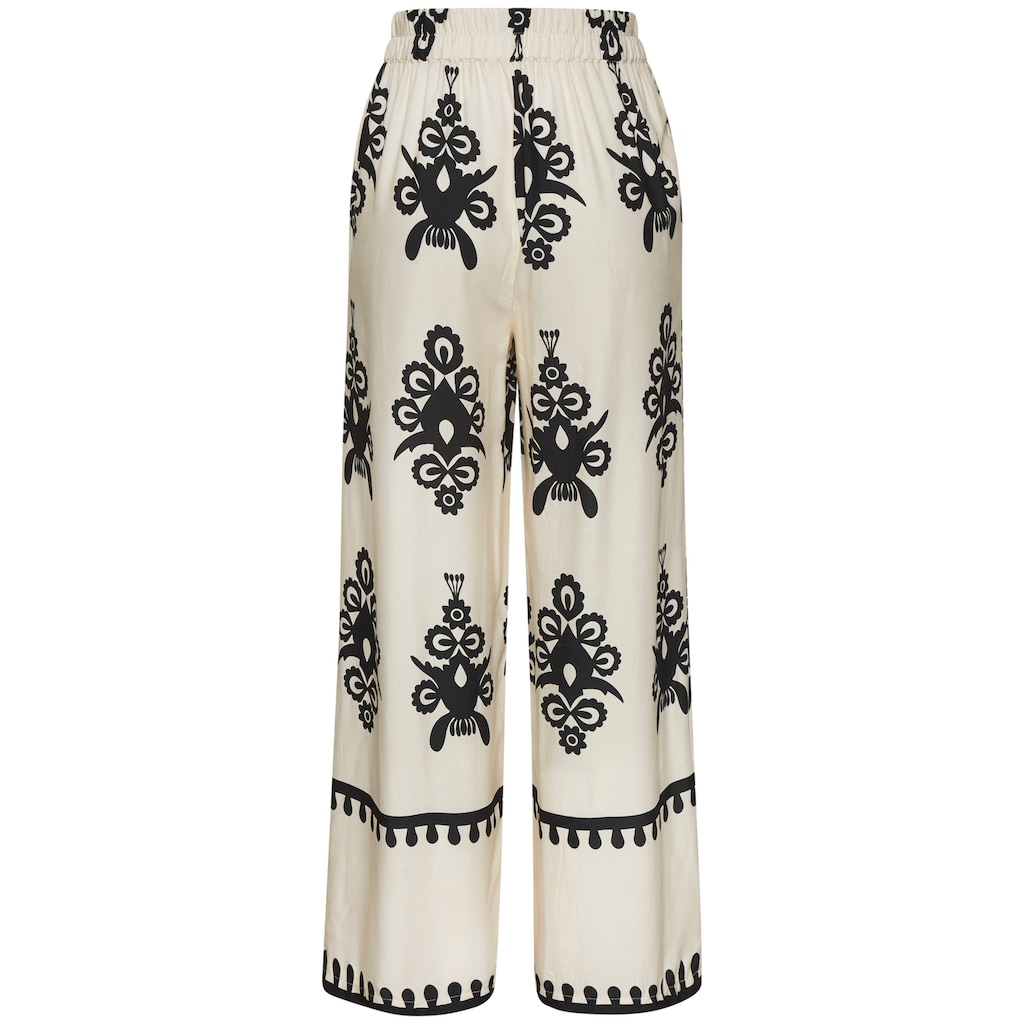 LASCANA Palazzohose, mit Ethnoprint, Sommerhose