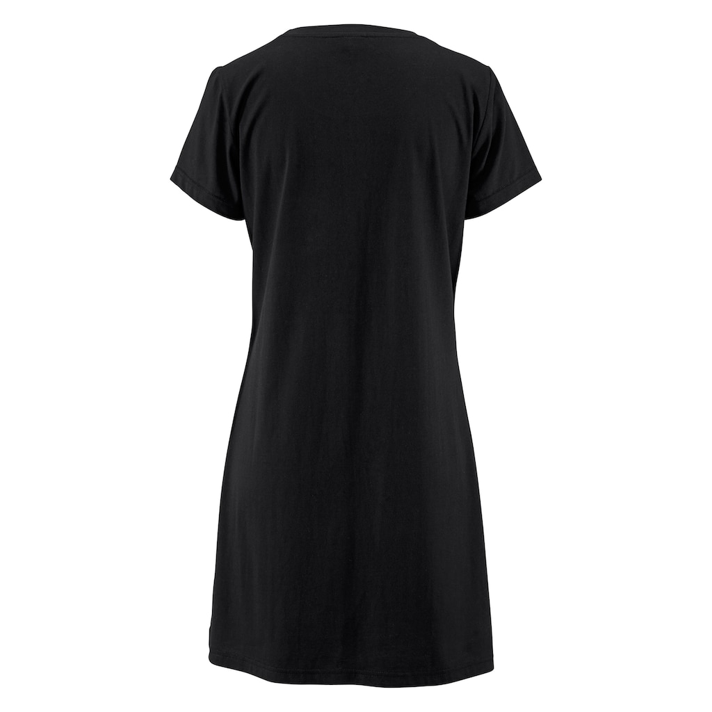 Vivance Dreams Sleepshirt, (2er-Pack), mit Print in Spitzenoptik