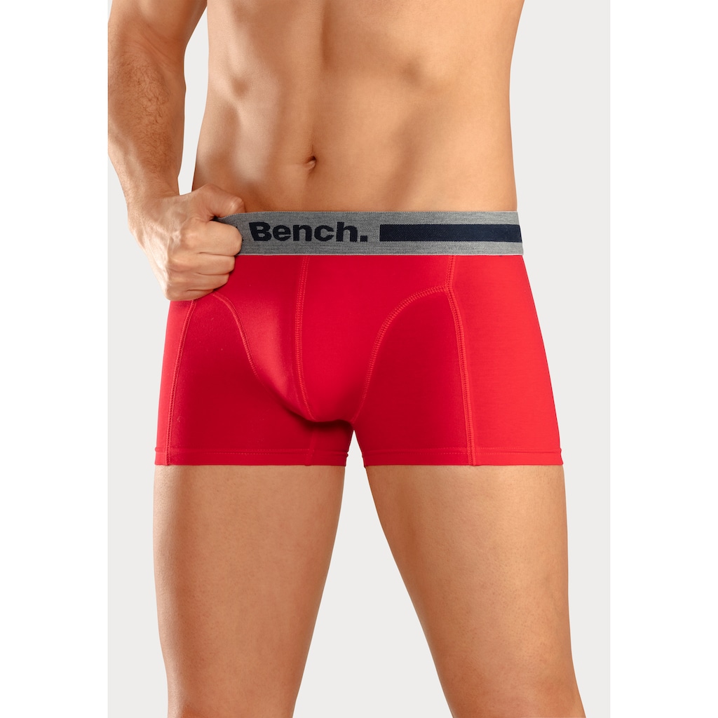 Bench. Boxer »Boxershorts für Herren«, (Packung, 4 St.), Unterhosen mit Overlock-Nähten vorn
