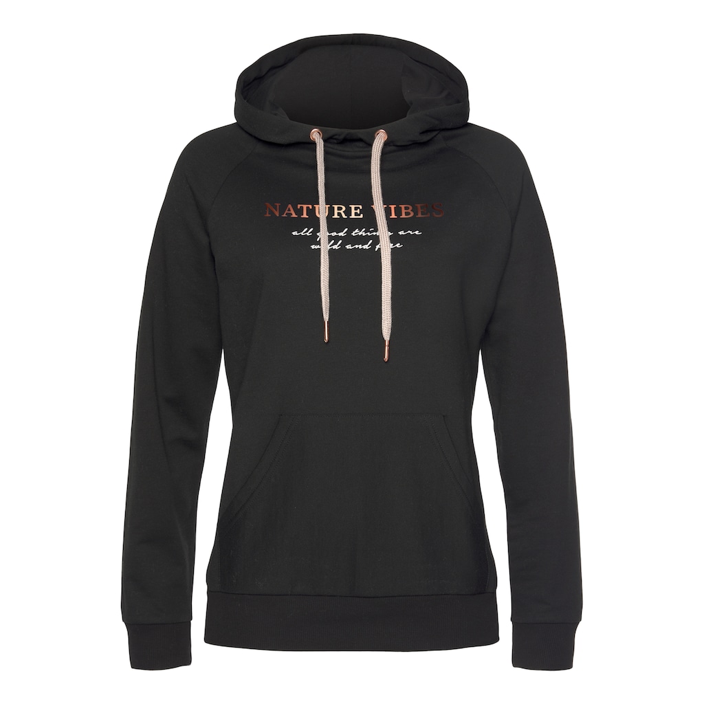 LASCANA Hoodie, mit Kängurutasche, Loungeanzug
