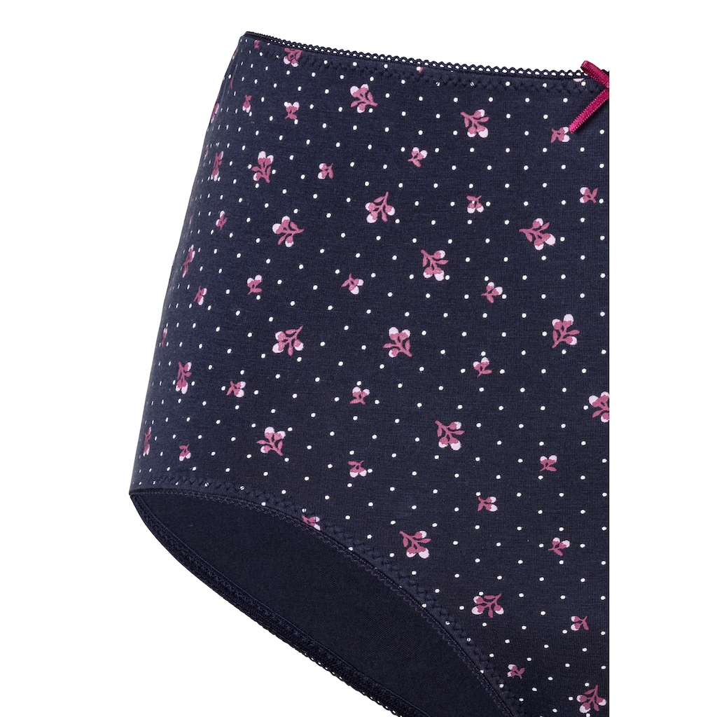 petite fleur Taillenslip, (6er-Pack), aus elastischer Baumwolle