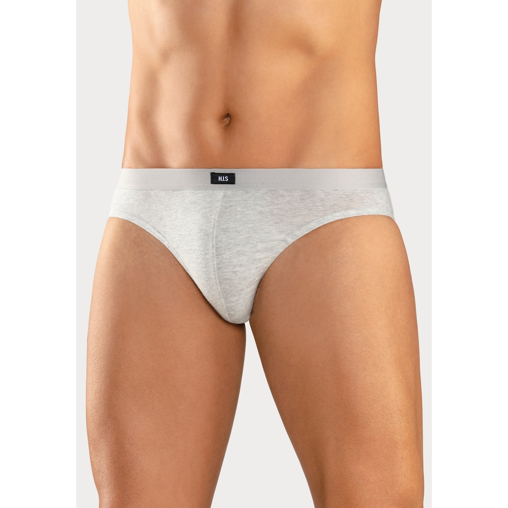 H.I.S Slip, (Packung, 3 St.), mit H.I.S Logo vorn