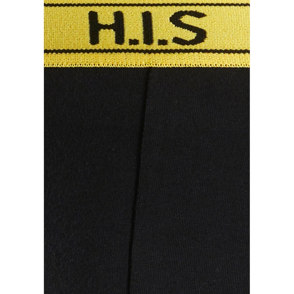 H.I.S Boxer »Boxershorts für Herren«, (Packung, 5 St.), mit Steifen und Logo im Bund