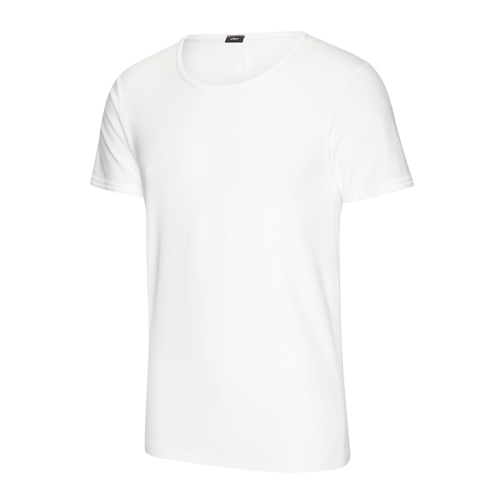 s.Oliver Unterziehshirt, (1 St.), aus weichem Modal