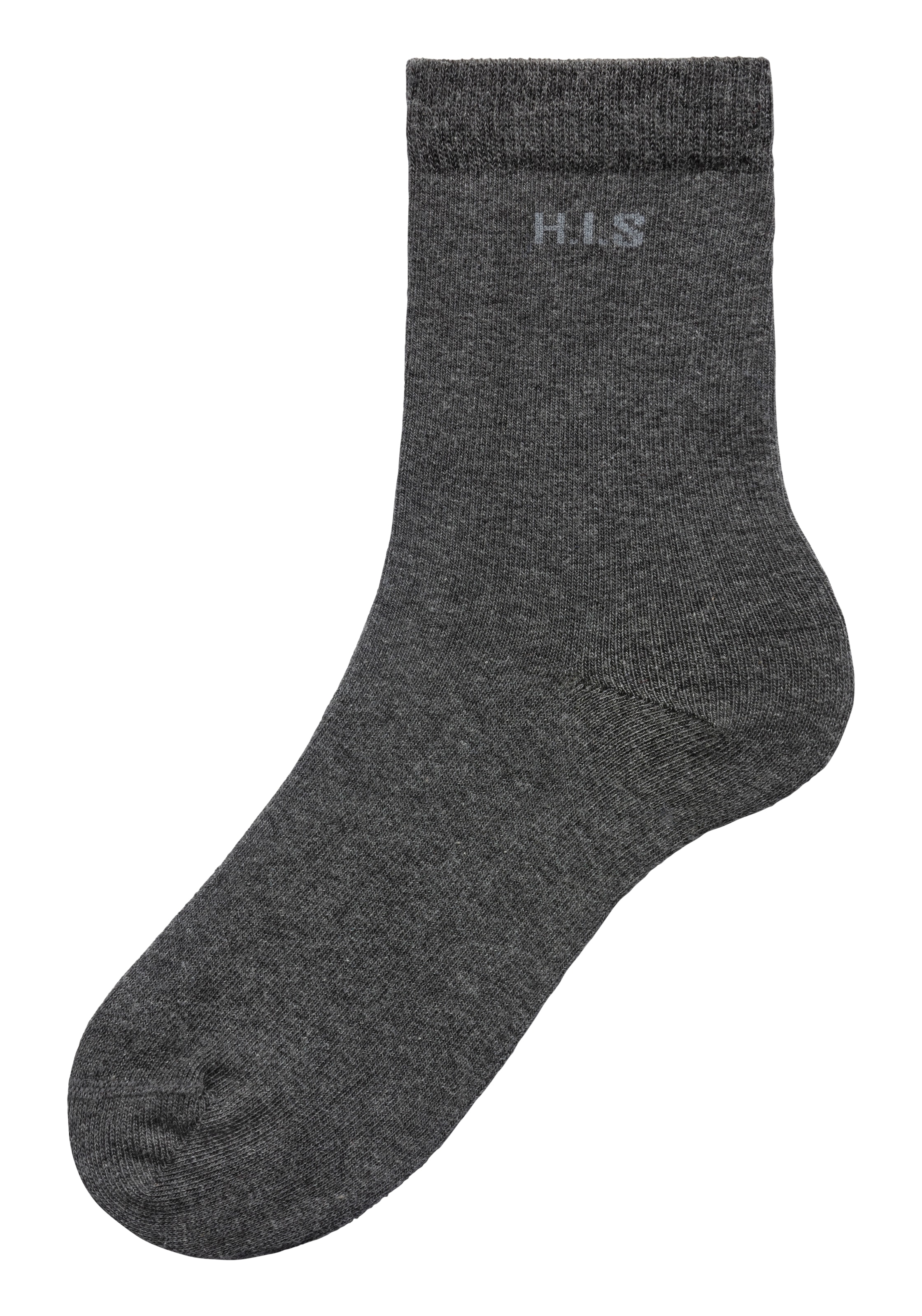 H.I.S Socken, (Packung, 16 Paar), mit eingestricktem Markenlogo