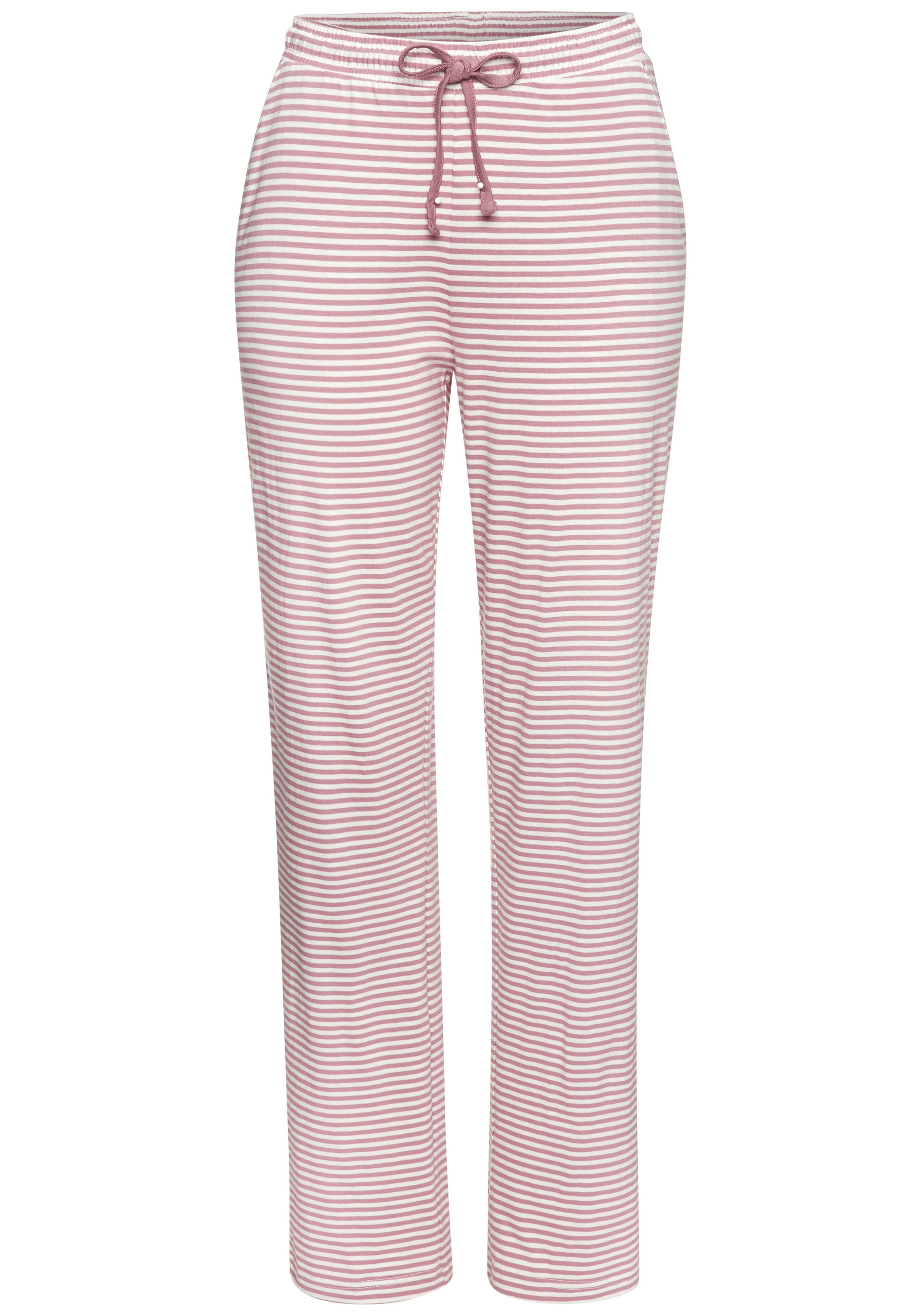 Vivance Dreams by Lascana Pyjama Set, 2 tlg. mit feinem Streifenmuster