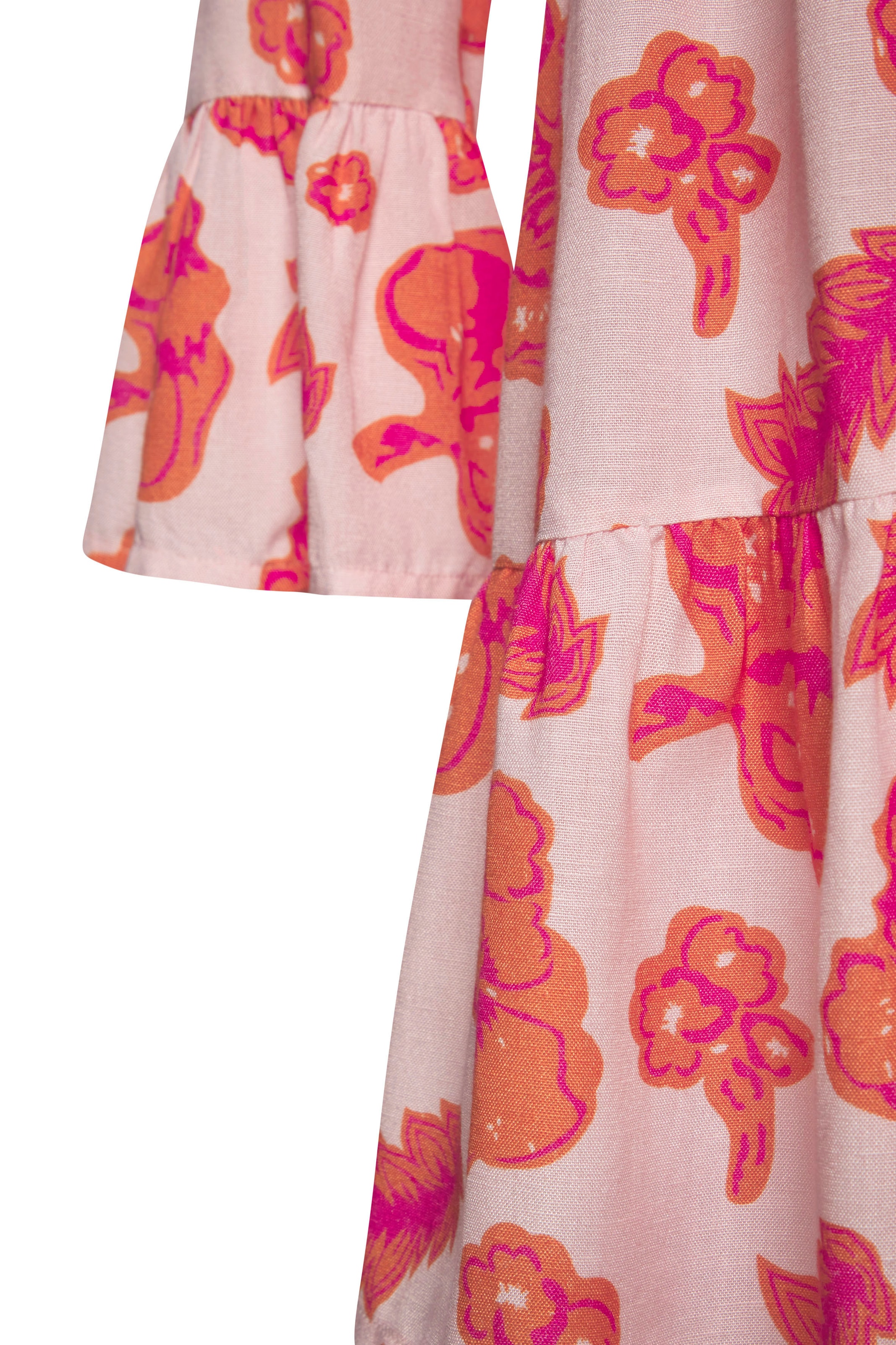 LASCANA Longbluse, mit modischen Volants