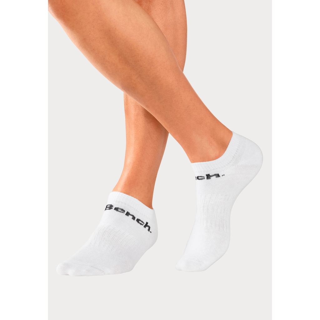 Bench. Sportsocken, (Packung, 12 Paar), Sneakersocken mit klassischem Logoschriftzug