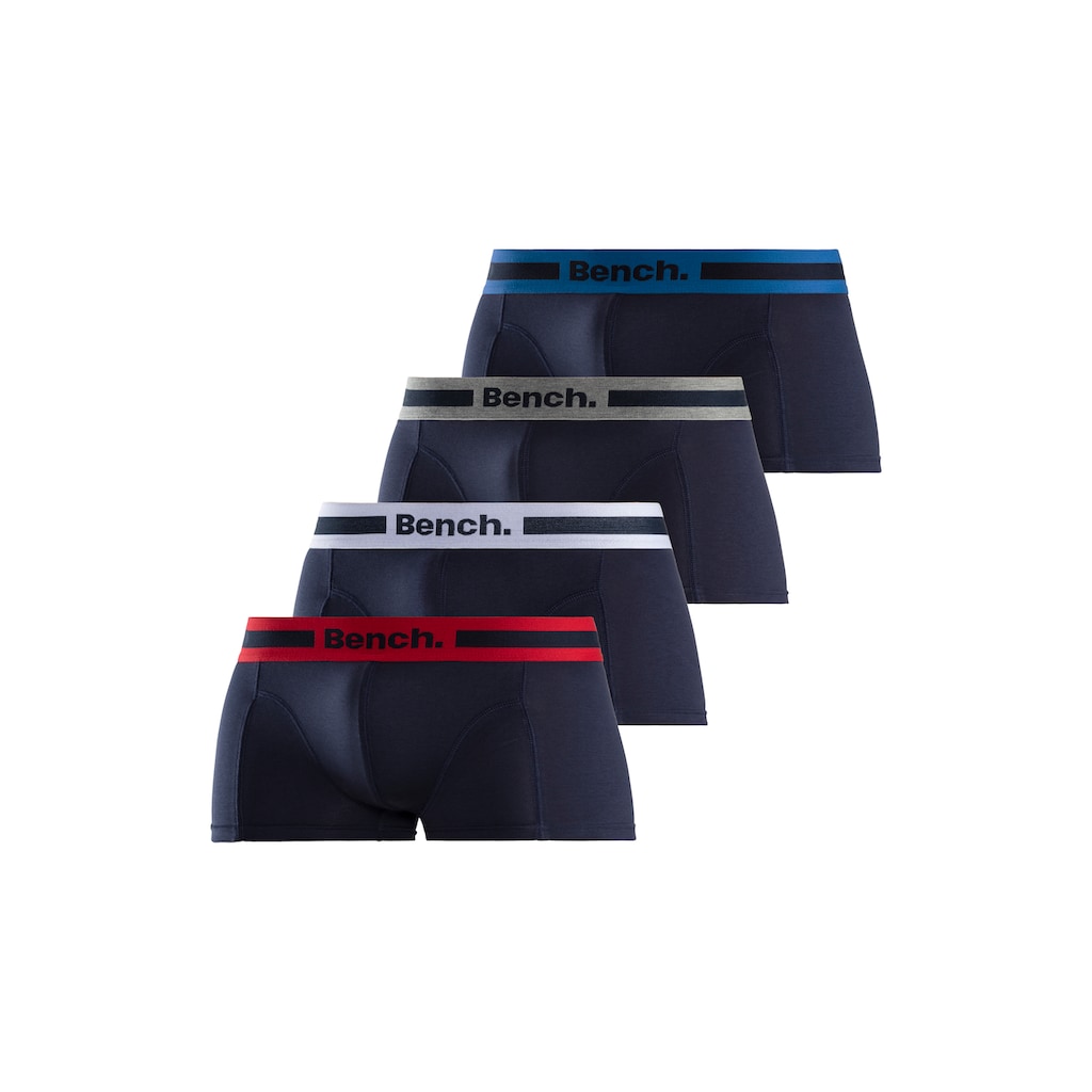 Bench. Hipster, (Packung, 4 St.), knapp sitzende Boxershorts aus Baumwollmischung