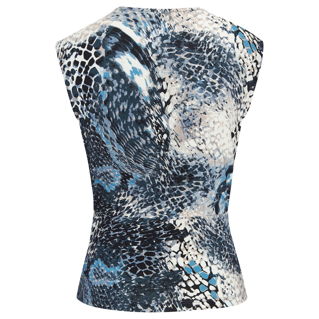 LASCANA Shirttop, mit dezenten Raffungen an der Schulter, elastisches Damentop