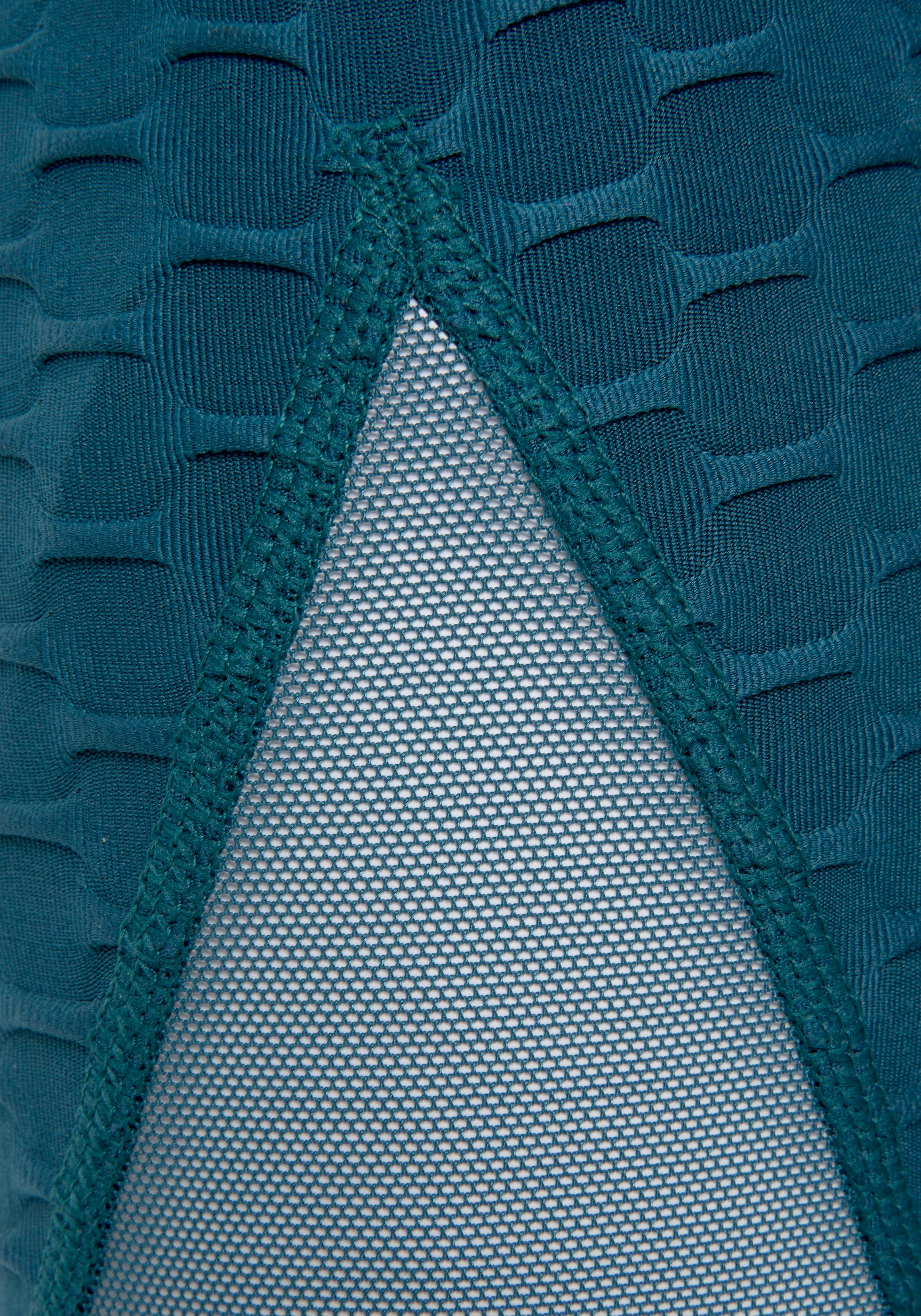 Vivance active Funktionsleggings, mit Wabendesign und Mesheinsatz