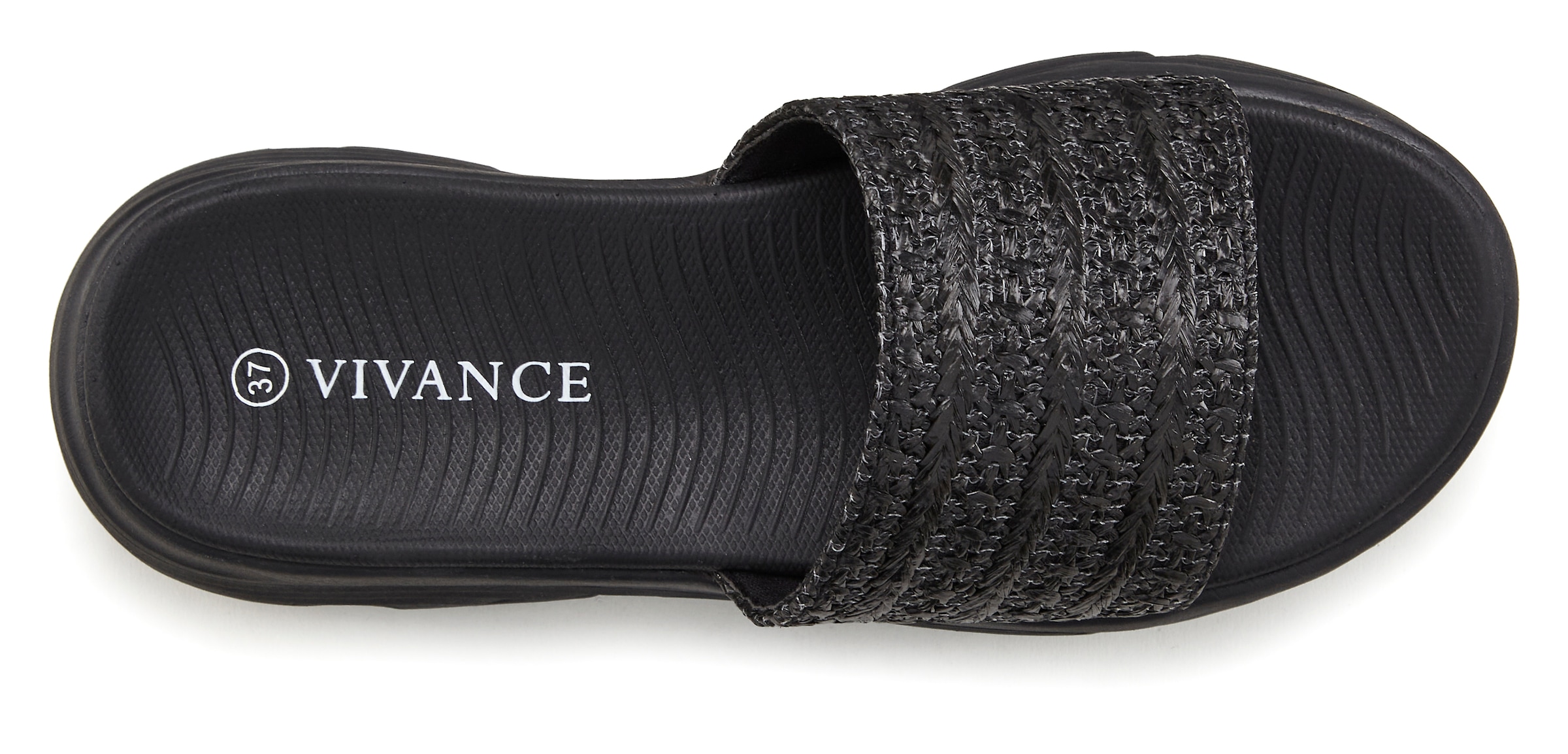Vivance Pantolette »Mule, Sandale, Sommerschuh, offener Schuh,«  NOUVEAU avec semelle tendance VEGAN