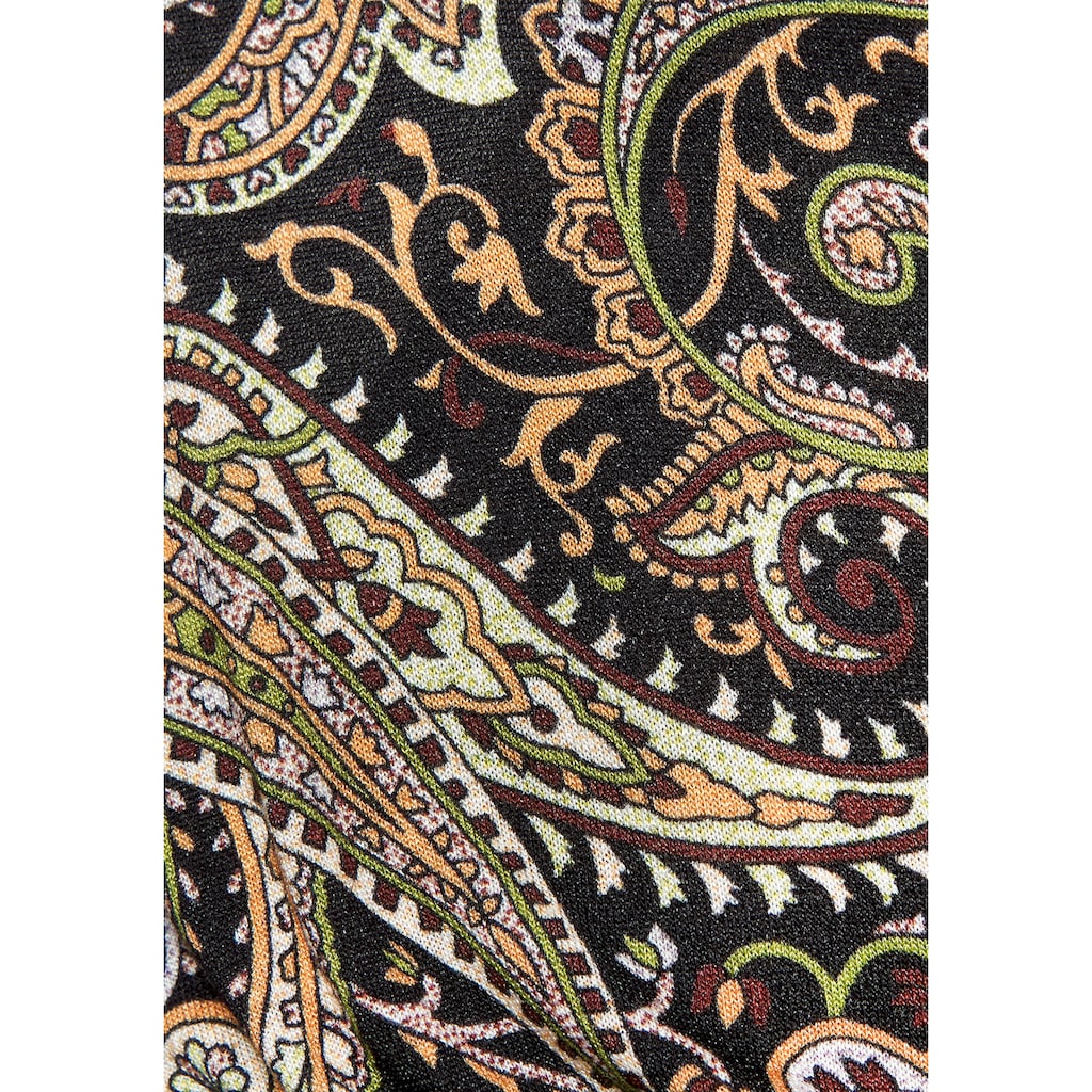 LASCANA Maxikleid, mit Paisleydruck, weiche Viskoseware