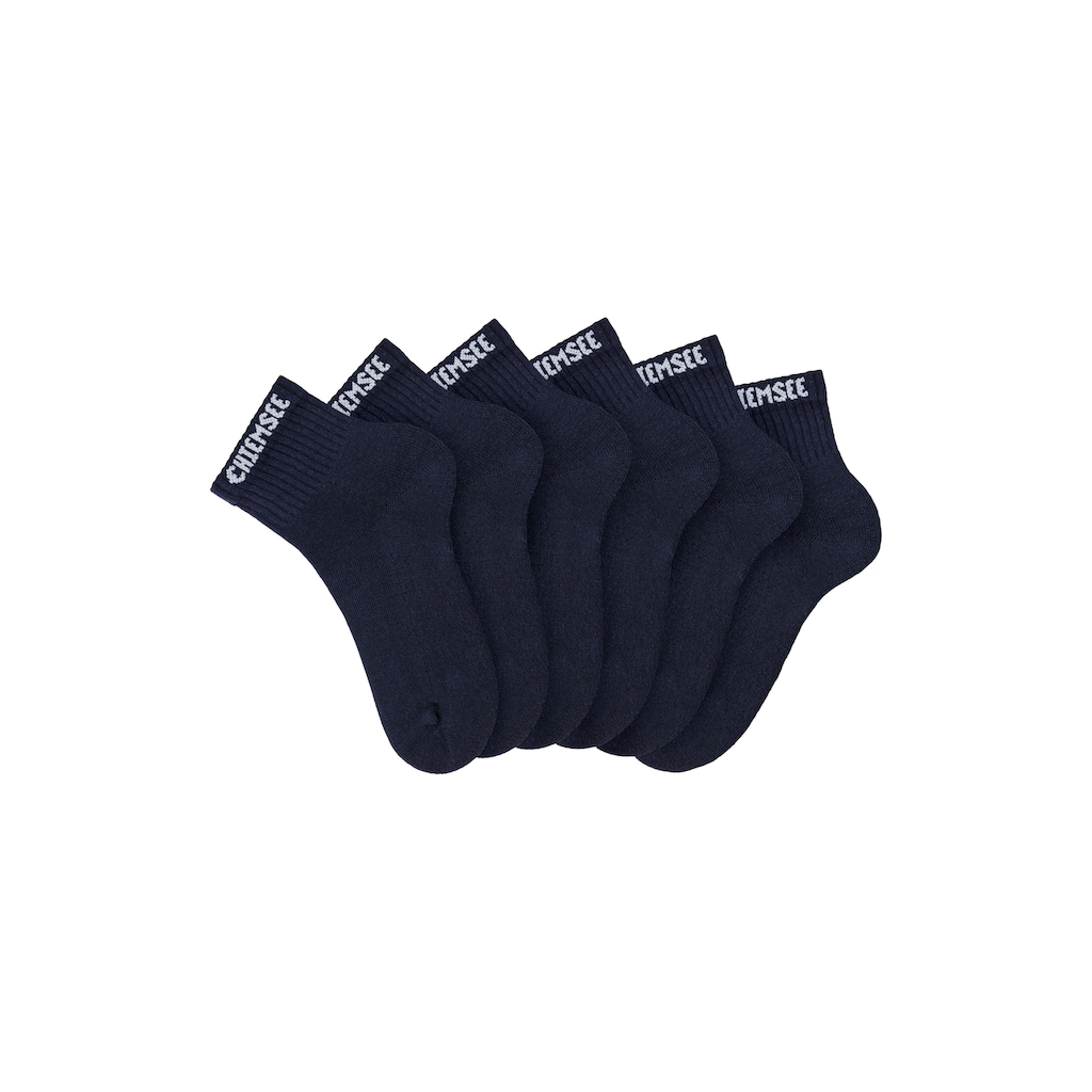 Chiemsee Kurzsocken, (Packung, 6 Paar), mit eingestricktem Markennamen