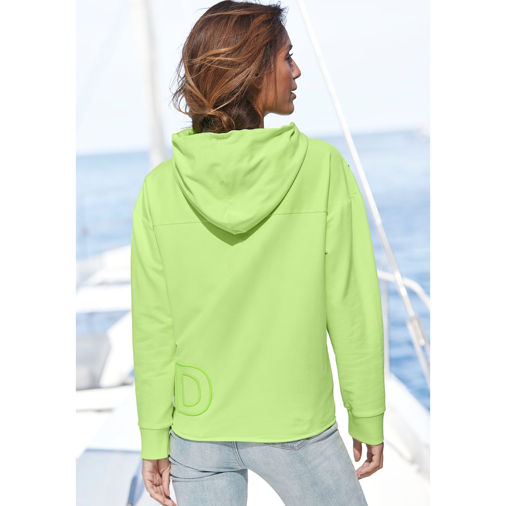 Elbsand Kapuzensweatshirt »Elgin«, mit Logostickerei, lockerer Hoodie aus elastischer Baumwolle