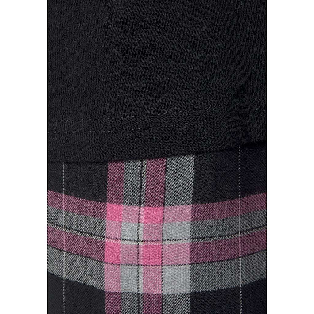 Vivance Dreams Pyjama, (2 tlg.), aus kuschelig weichem Flanell